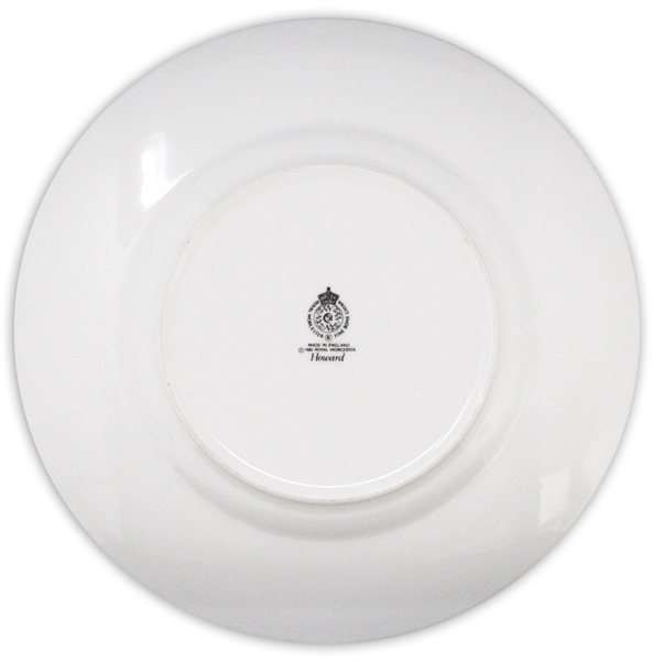 Margaret Thatcher Personally Owned China From Early 1980s, From Her Time as Prime Minister -- Salad Plate by Royal Worcester